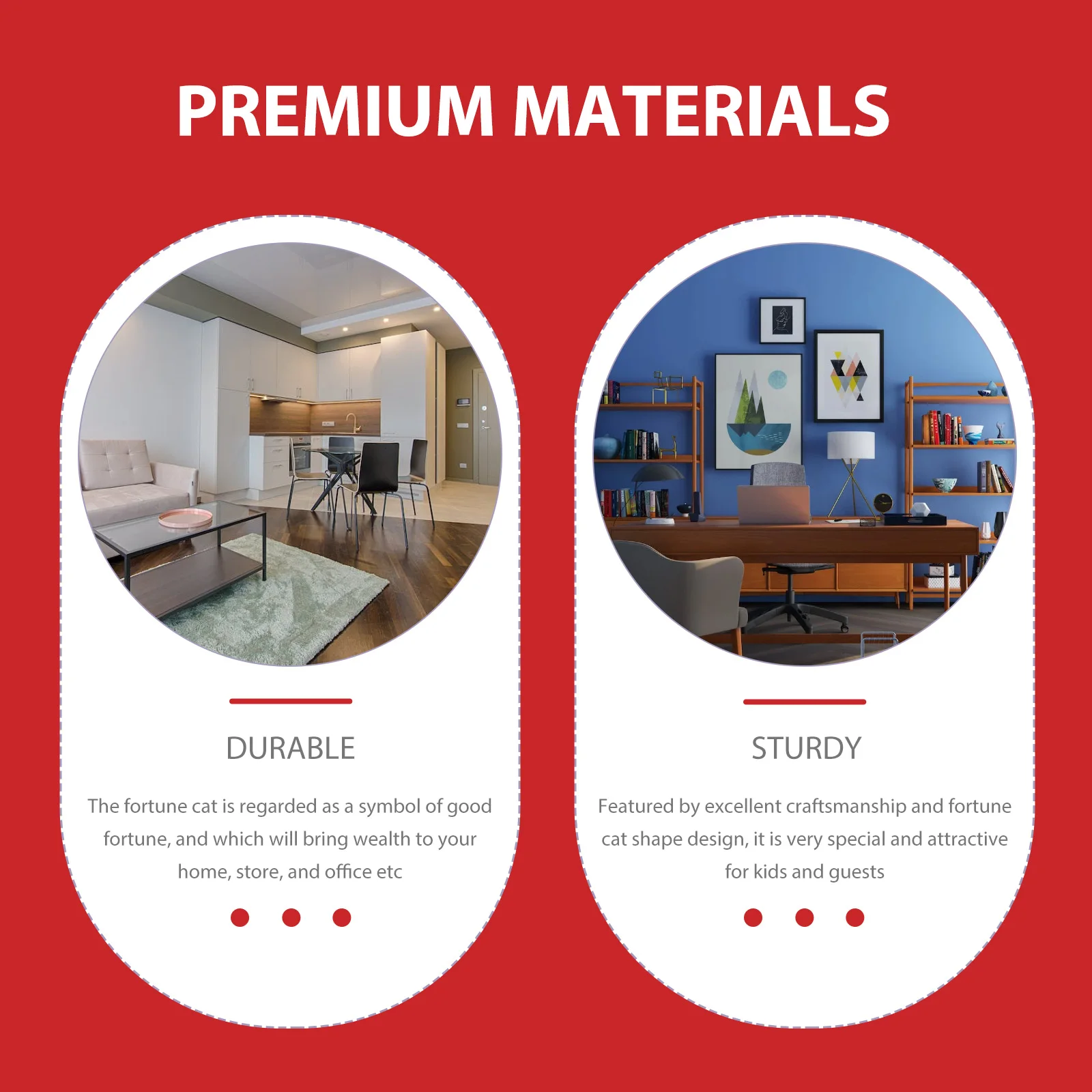 

Fortune Cat Statue Resin Mini Lucky Cat Decor for Home Office Desk Car Interior Exquisite Craftsmanship Adorable Design Detail