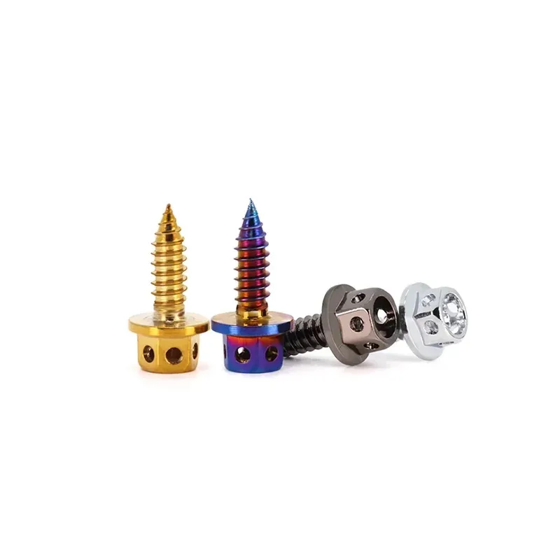 Motorcycle Modification Self Tapping Decorative Nail Hollow Hexagonal Flange Screw M4 M5