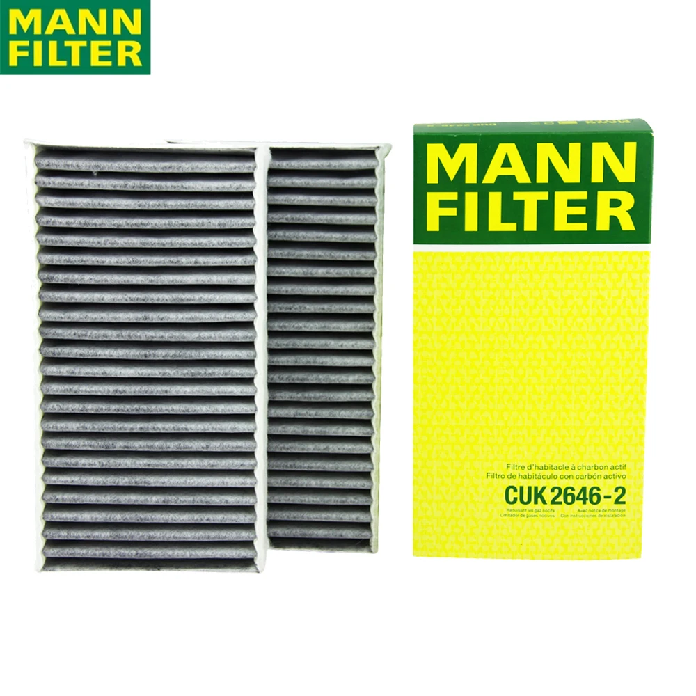 

MANN FILTER CUK2646-2 Cabin Air Filter To MERCEDES-BENZ M-Klasse GL With Activated Carbon Low Wind Resistance 164 830 02 18(2PCS