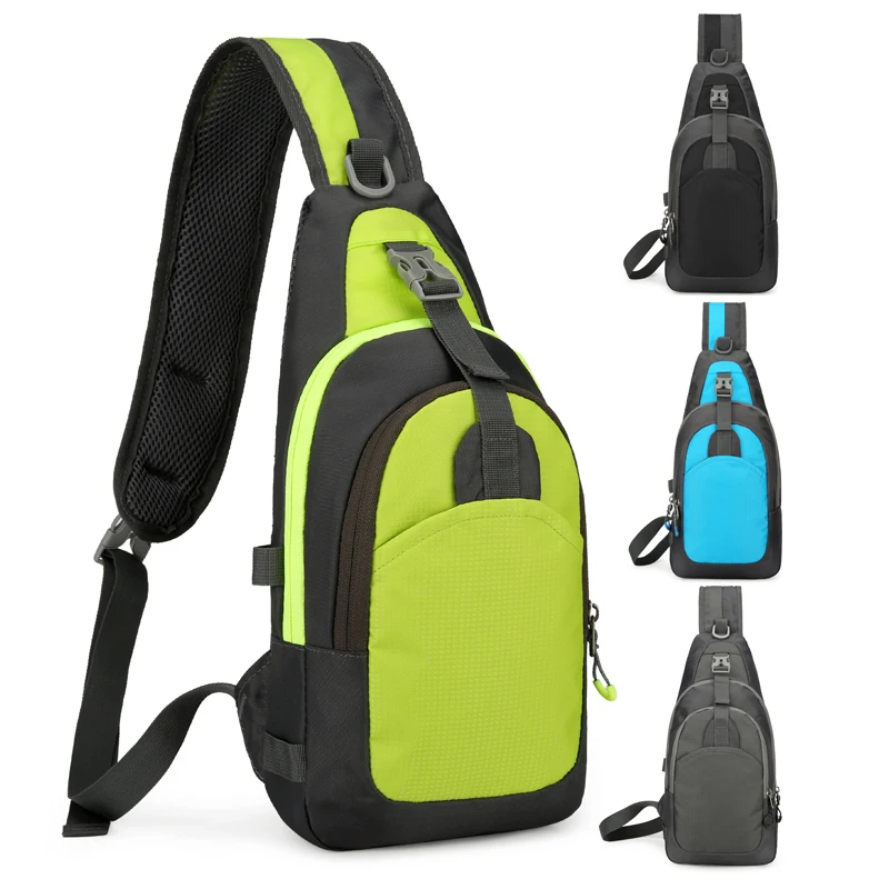 

A multifunctional chest bag for men, suitable for outdoor activities, cycling, and daily commuting. The shoulder strap can be ad