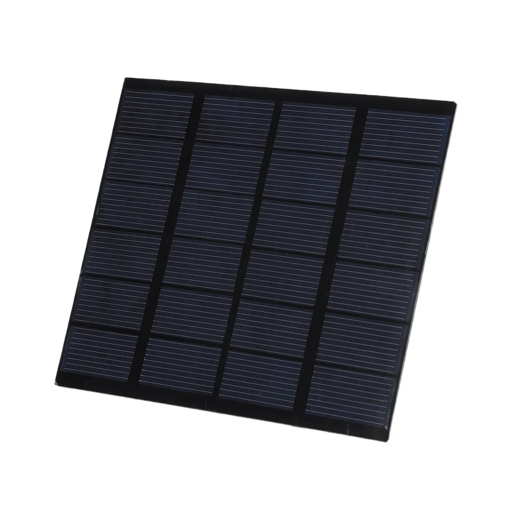 1.5W 6V 미니 태양광 패널 DIY 태양광 시스템 플레이트 폴리실리콘 태양광 배터리 충전기 야외 가정용 장난감 전구18650 배터리 충전기