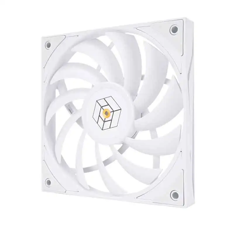 Thermalright TL-H12015 120x120x15mm Computer case cooling fan，3Phase 6 Pole Motor/S-FDB V2 bearing/Black and white colors image 2