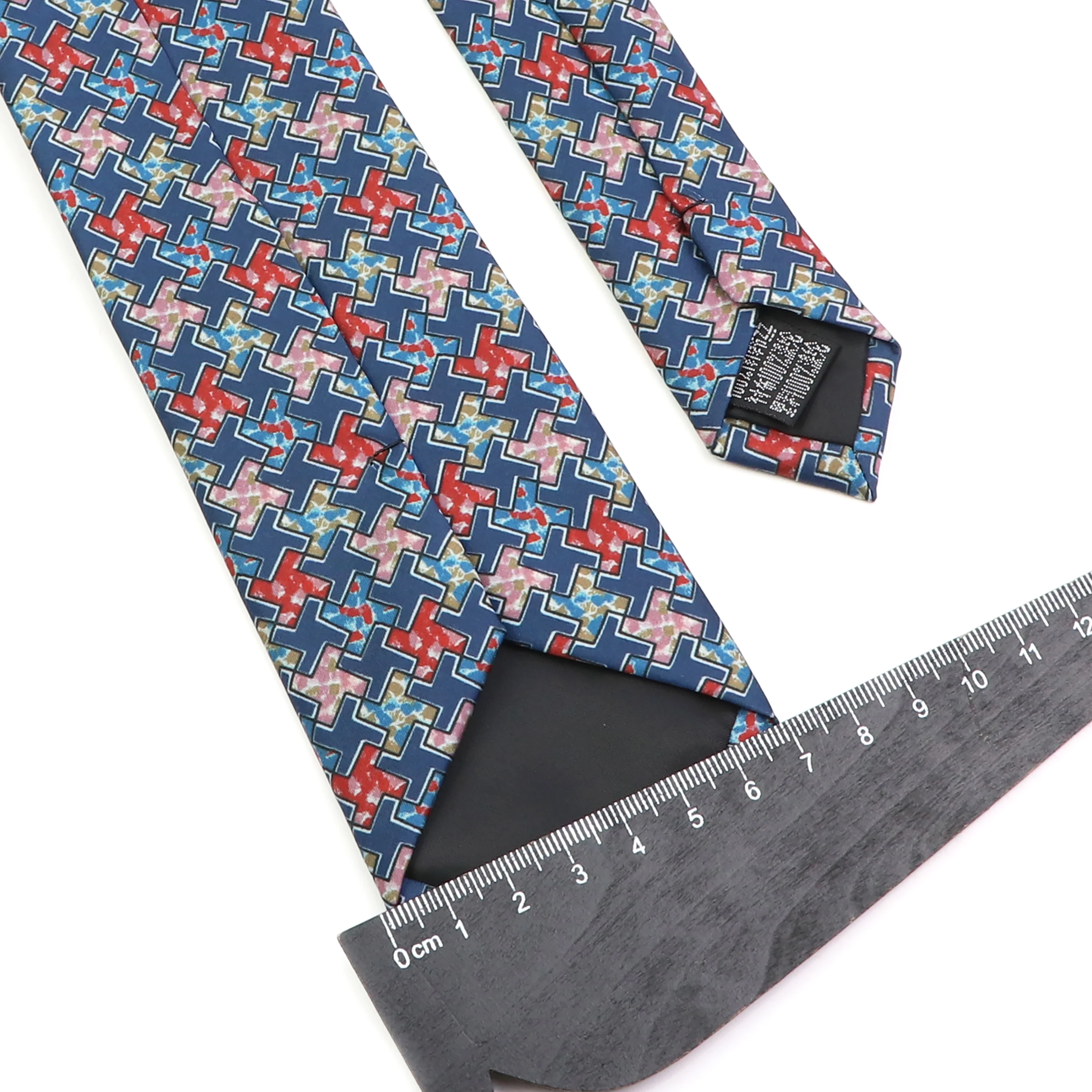 Vintage Floral Geometric Print Necktie Unique Style Mens Fashion 7cm/8cm Jacquard Tie Wedding Party Suit Cravat Skinny Gift