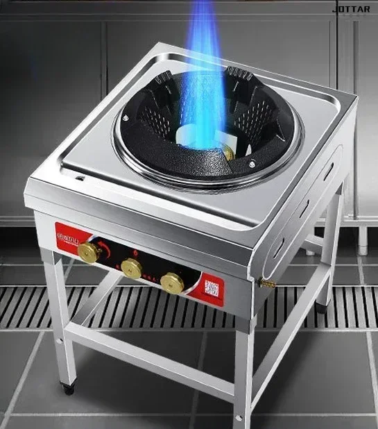 New commercial fierce fire stove. Liquefied gas stove. For restaurant. Special gas stove. Energy-saving.