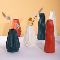 3color Nordic Flower Vase for Room Decor Plastic Flower Arrangements Decorations Hydroponic for Plants Home Desktop Ornament