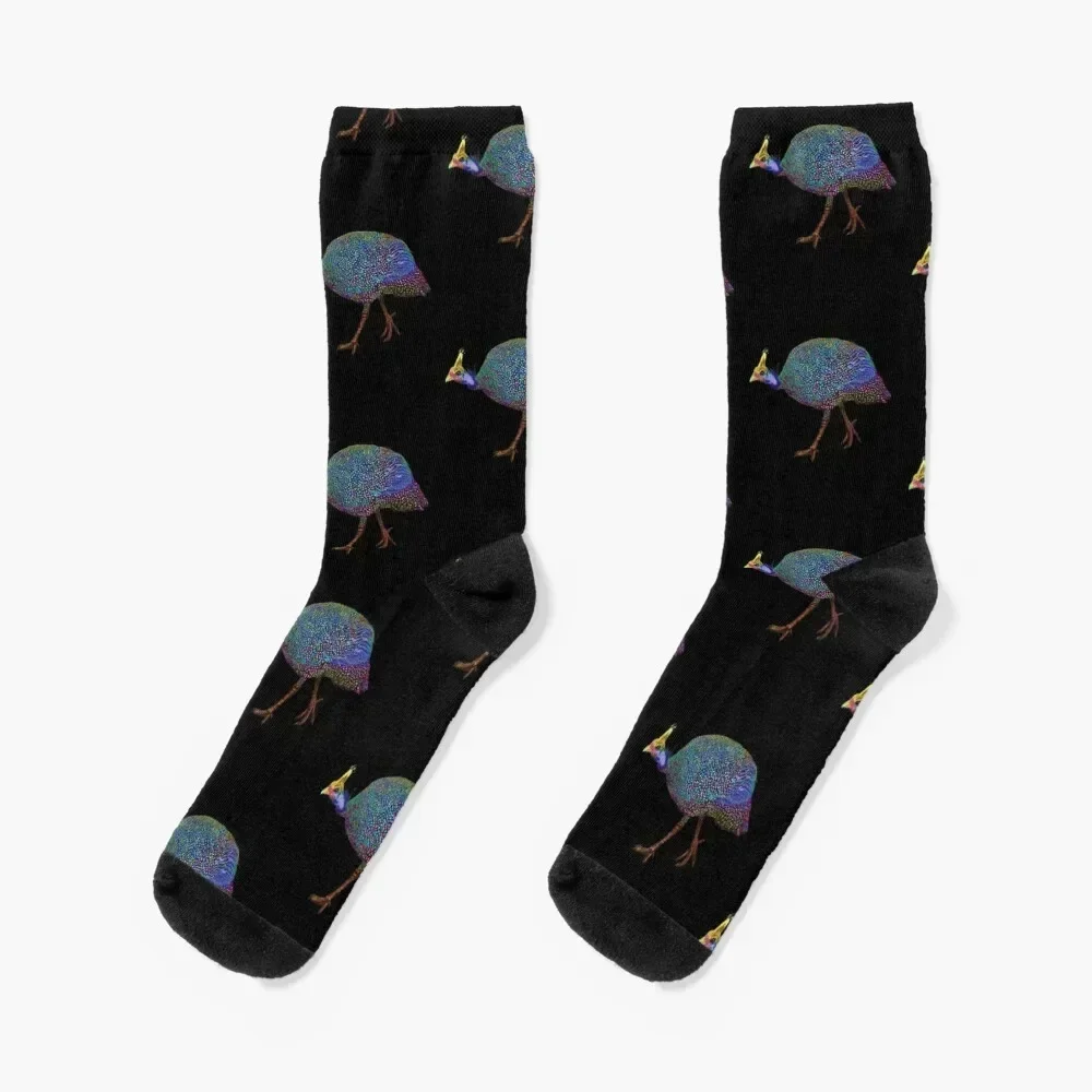 Calcetines Splash Guinea Fowl, medias tobilleras, calcetines de moda para senderismo para niñas y hombres