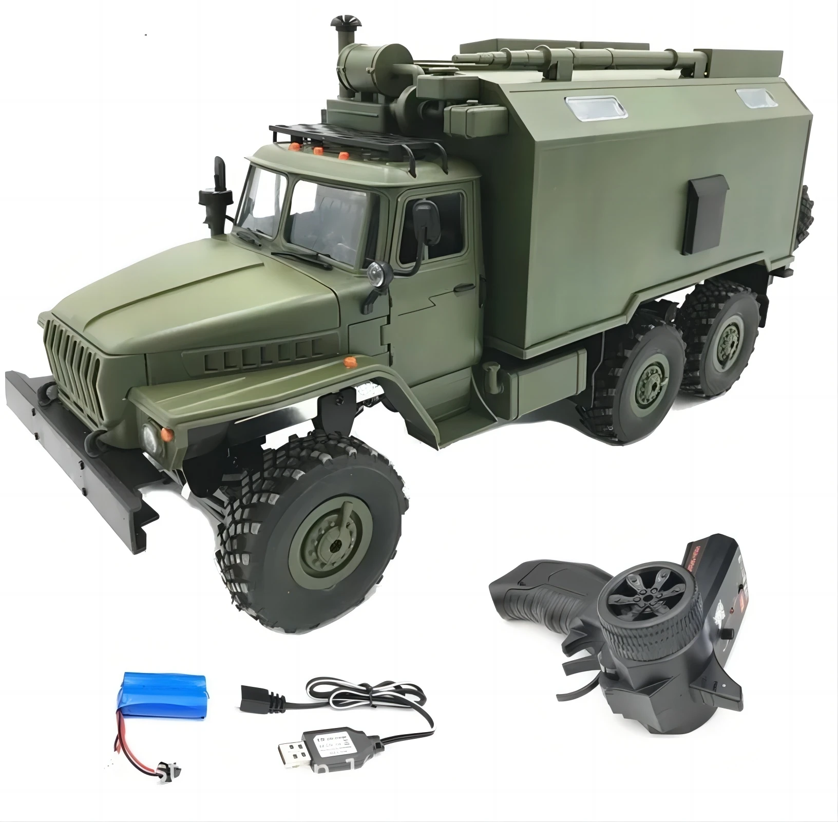 WPL B36-3 Full Scale Military Remote Control Transport Vehicle