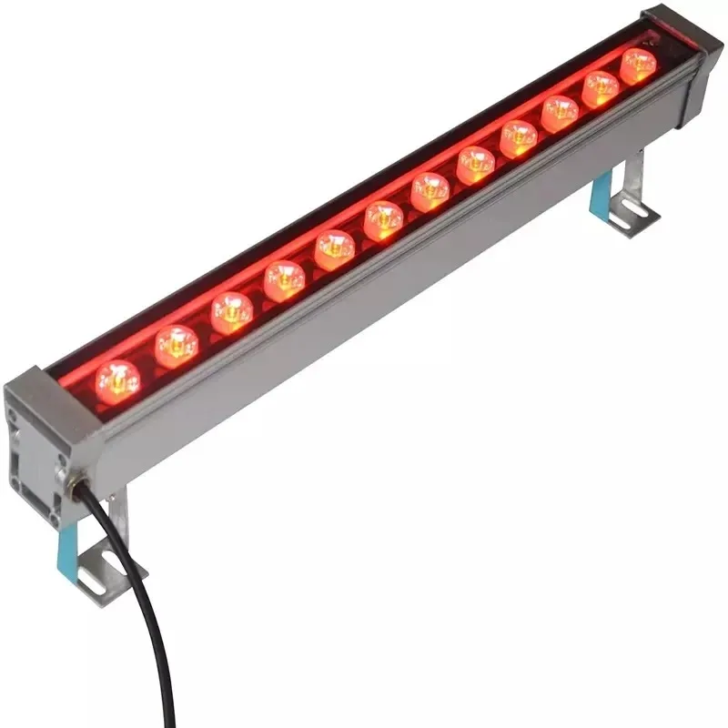 14pcs 12W 50cm LED Wall Washer Light IP65 Waterproof Linear Bar Floodlight Outdoor Landscape Lamp Pure/Warm White