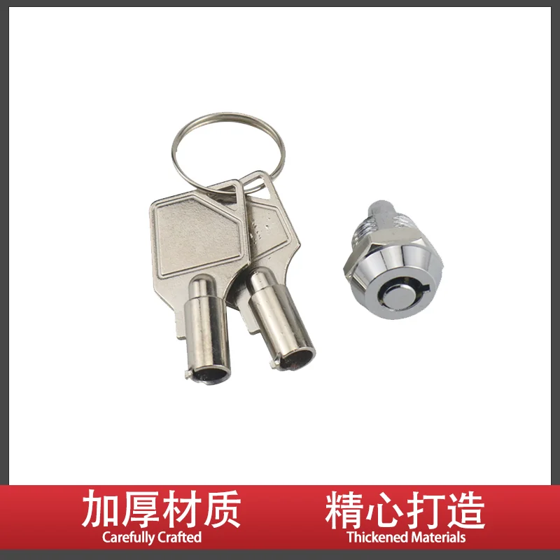 Commercial Zinc Alloy Electrical Cabinet Light Box Elevator Door Button Press Type Cylindrical Impact Telescopic Lock