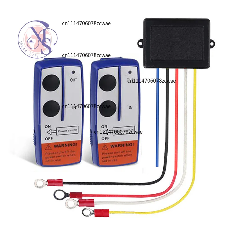 Wireless Electric Anchor Winch Controller Without Battery, Marine Boat & Garage Use