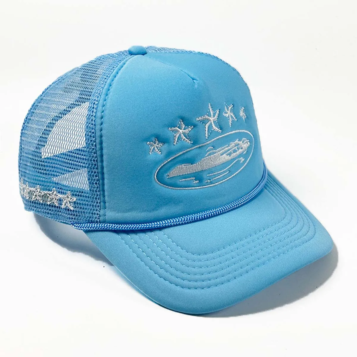 Unisex Männer Frauen Kappe Pentagramm Stickerei Baseball Netzkappen Frühling Sommer Outdoor Verstellbare Freizeithüte Sonnenschutzhut CJCYMZ103 – Detail 7