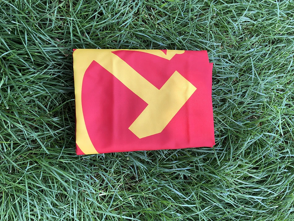 الأحمر CCCP العلم 90x150 سنتيمتر الاتحاد الجمهوريات الاشتراكية السوفيتية 3x5ft البوليستر معلقة داخلي في الهواء الطلق الاتحاد السوفياتي البلد الروسية راية