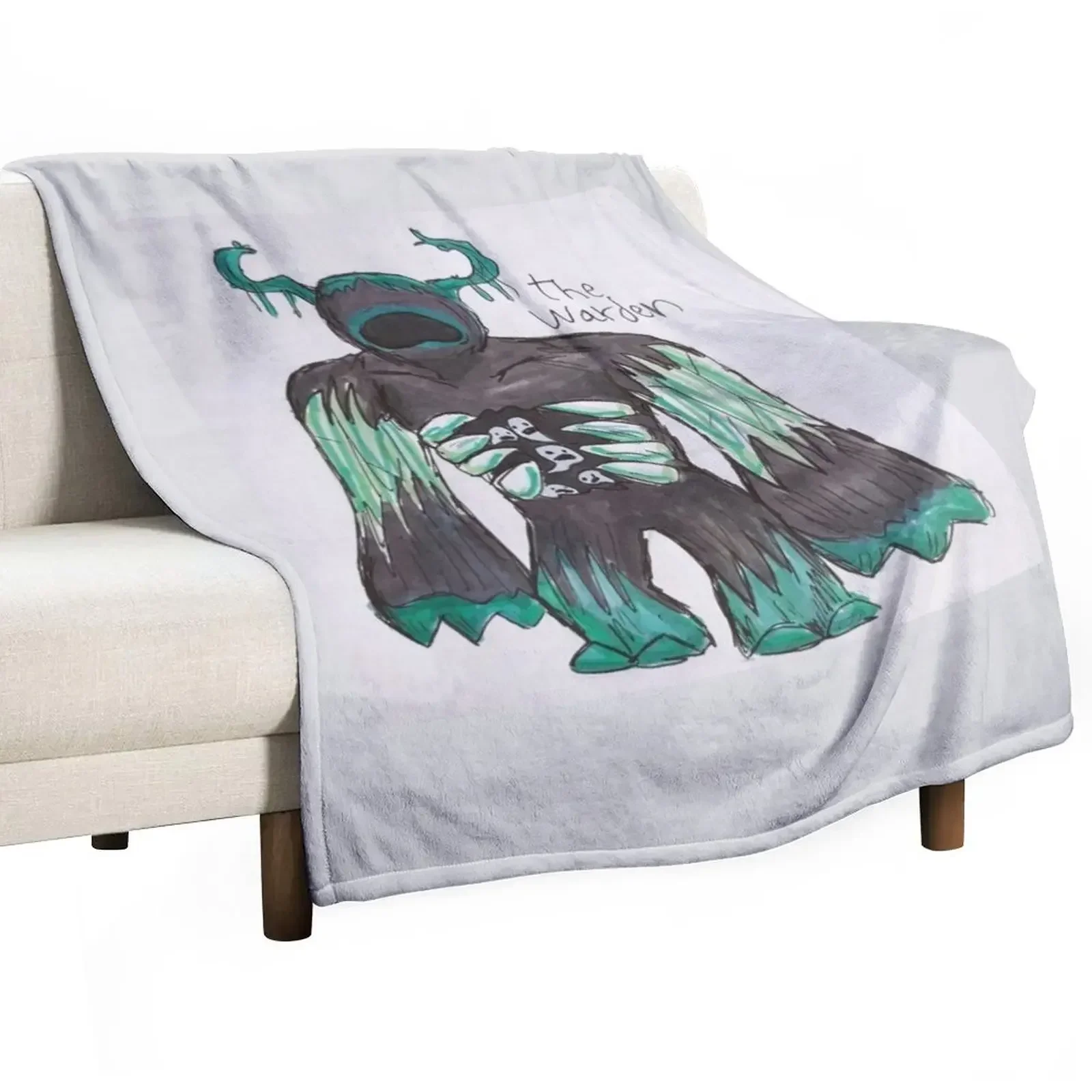 The Warden Throw Blanket anime Bed linens Blankets