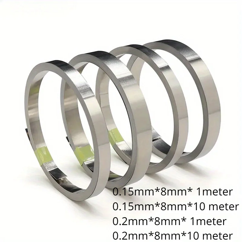 

1m/10m 18650 Li-ion Battery Nickel Sheet Plate Nickel Plated Steel Belt Strip Connector Spot Welding Machine Battery Welders