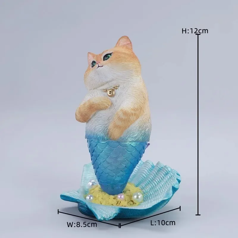 Przedsprzedaż JXK Model Zabawki dla Kota w Skali 1/6, Symulowany Model Zwierzęcia z Żywicy, Rekwizyty do Figur Akcji 12-calowych, Ozdoba na Biurko, Prezent