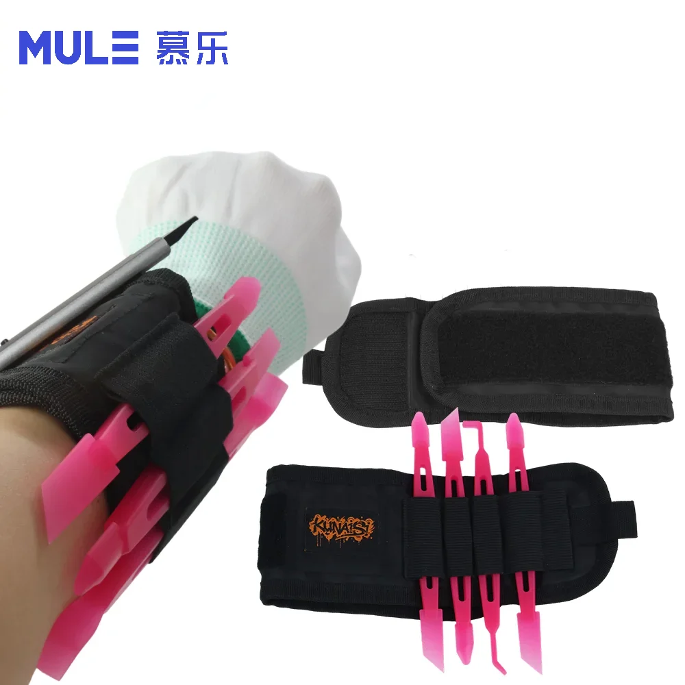 Professional Vinyl Film Tools Oxford Cloth Pouch Car Wrapping Squeegee Arm Pack Utility Wrist Organizing Bag for Film Tools