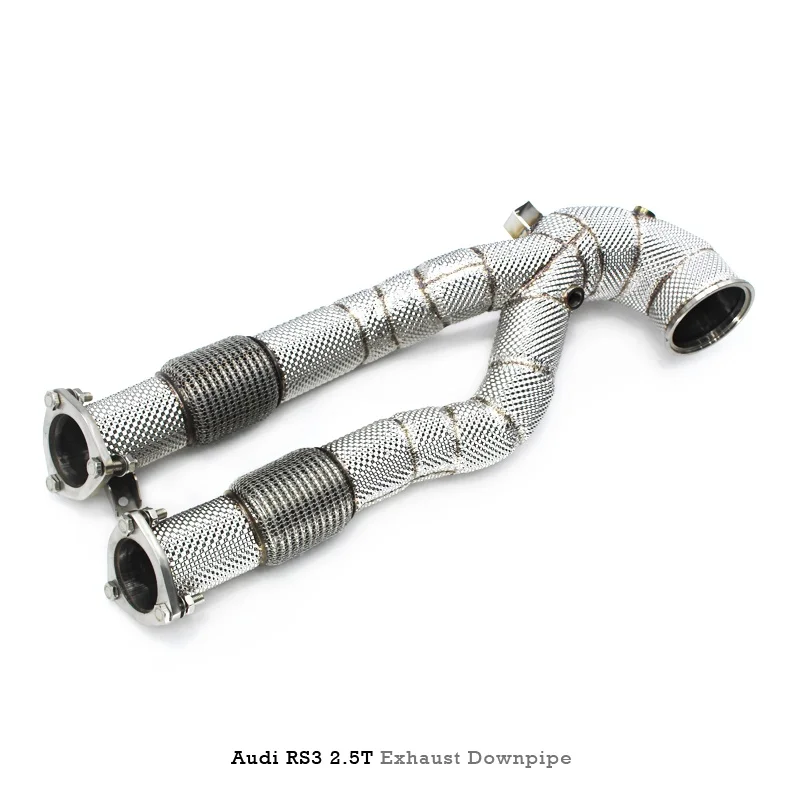 Head Section High flow Pipes Exhaust Pipes branch downpipe Exhaust Pipe with catalyst for AUDI RS3 2.5T 2016-2022