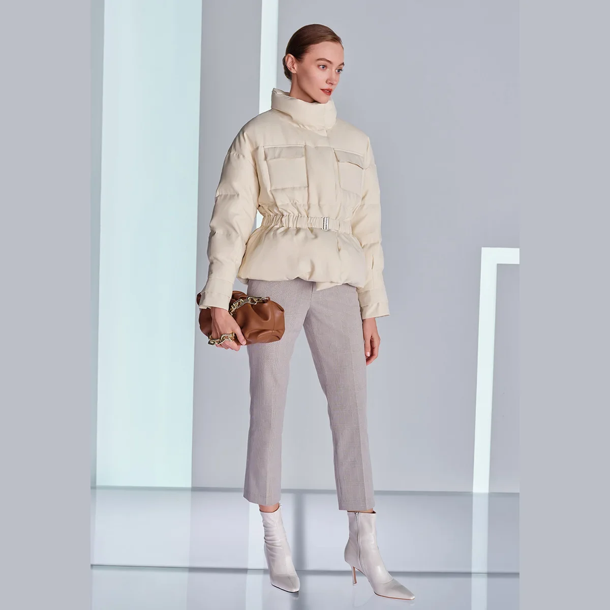 

BOSIDENG 2024, новый пуховик для женщин, теплая зимняя куртка, зимняя утепленная теплая офисная женская тонкая куртка, высокое качество