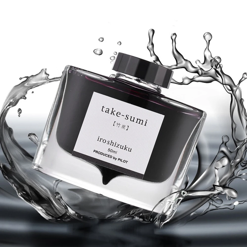 PILOT Color Ink Ink-50 Iroshizuku Large Bottle 50ml Non Carbon Natural Color Fountain Pen Water Universal Color 24 Colors
