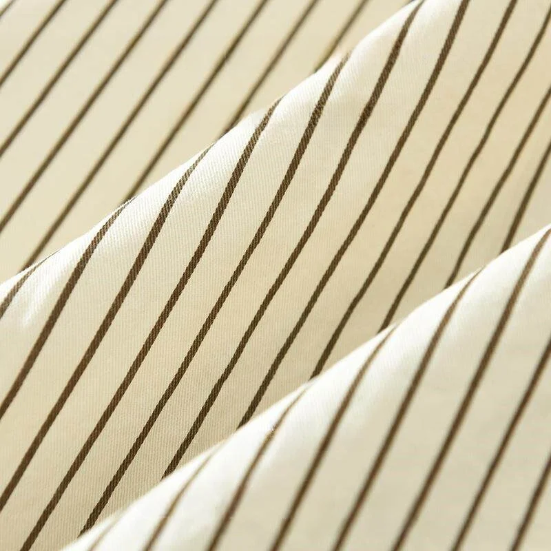 

Men's Striped Long Sweed Shirt Casual Top Pocket Detail Iron-Free Durable Daily Wear 100% Other Fabric Long Sleeve