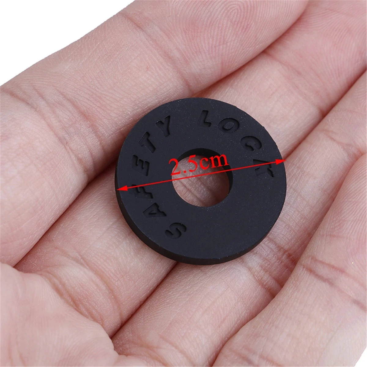 Miwayer 24 Pcs Guitar Rubber Strap Locks, Premium Silicone Material, Black Strap Button Protector for Guitar Accessories