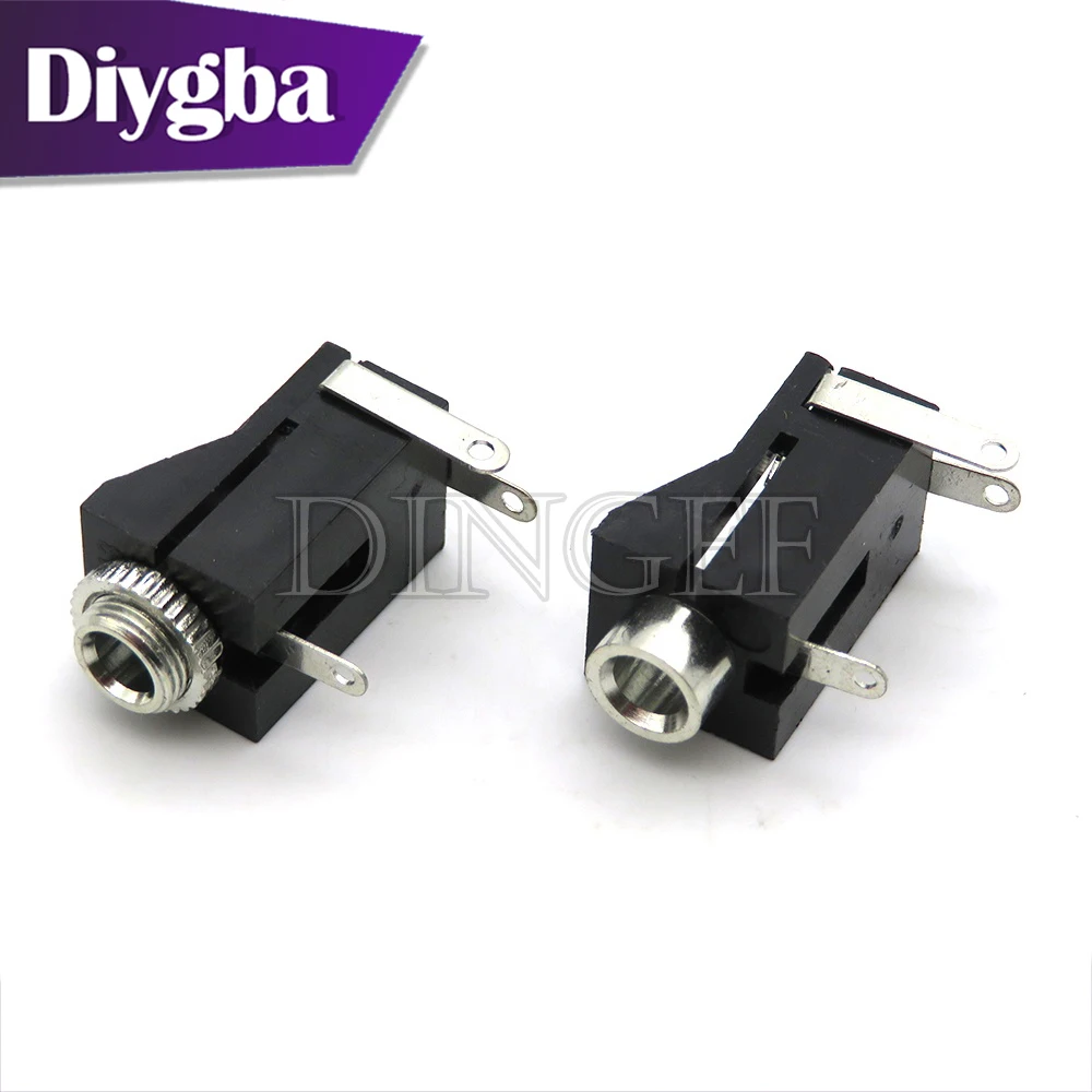 10PCS/lot PJ302 PJ-302 3.5MM Female Audio Connector 3 Pin DIP Headphone Jack Socket DIYGBA