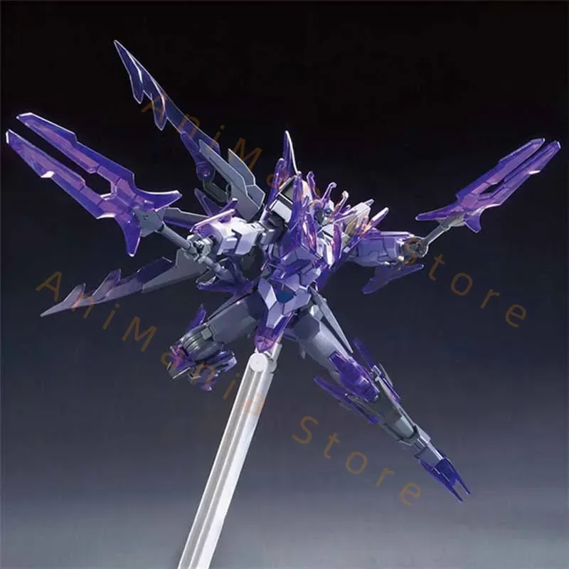 Bandai original gundam hg 1/144 transansante gundam glaziser lINDSEY anegaozys anime figura de ação montagem modelo brinquedos