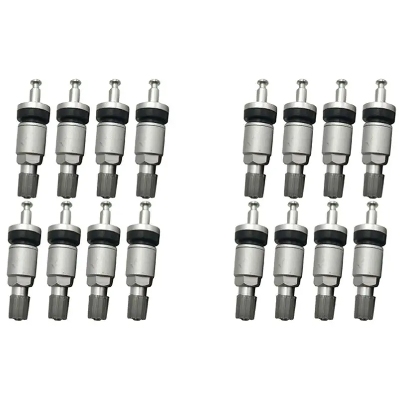 Authentic 16Pcs TPMS Tire Valves For BUICK Alloy Tubeless Valve For Tyre Pressure Monitoring System Sensor Valve Stem Repair Kit