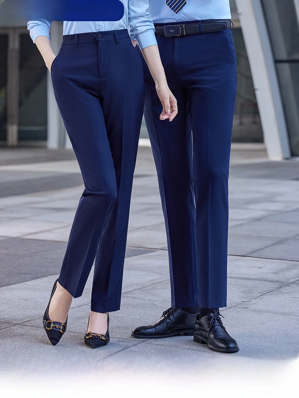 

Be Summer Thin Workwear Pants Blue Jaet M Ss Profional Workwear Suit Pants ex Busin Casual Straight Leg T...