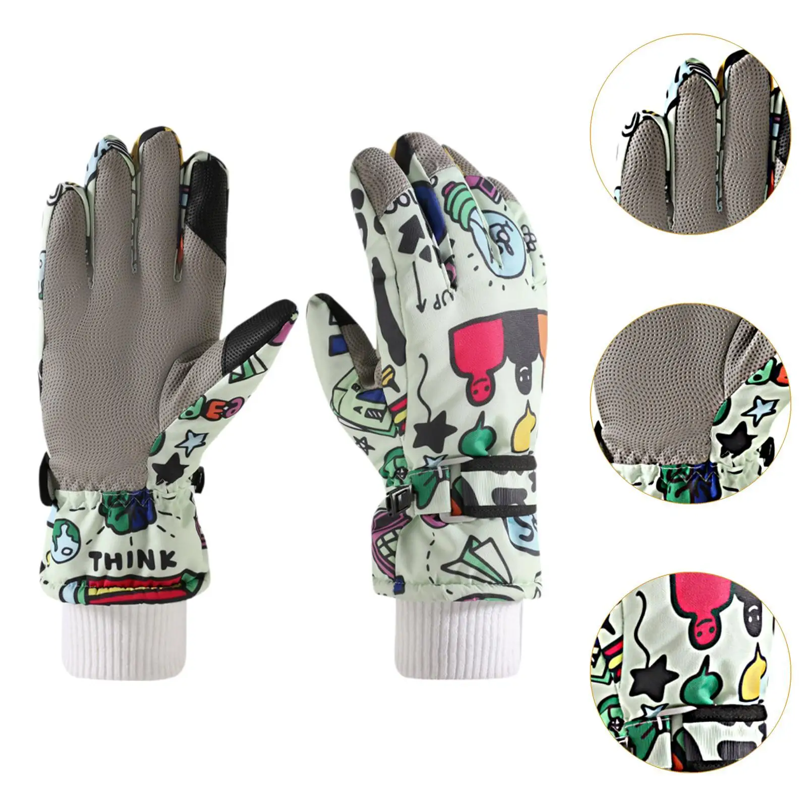 قفازات الدراجات النارية الرجال قفازات ركوب الخيل في الهواء الطلق المضادة للانزلاق النخيل يندبروف شاشة تعمل باللمس القفازات الدافئة للمشي التزلج ركوب الدراجات ركوب الدراجات #5