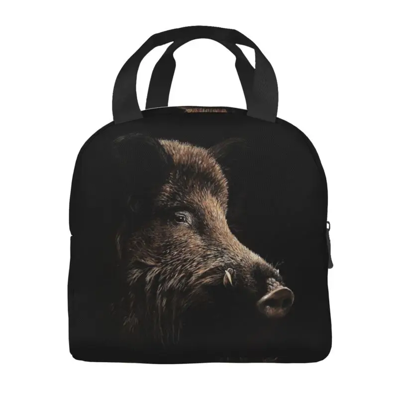 Wild Boar Insulated Lunch Bag for School Office Leakproof Thermal Cooler Lunch Box Women Children