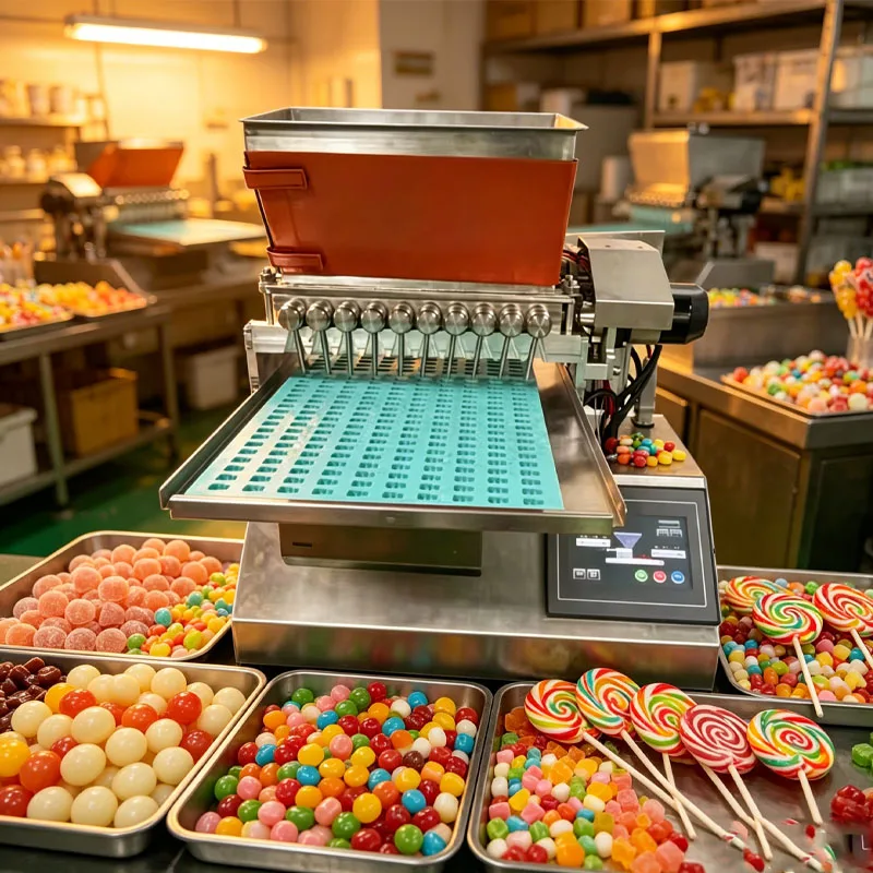 Jelly Candy Machine Automatic Gummy Depositor with Stainless Steel Hopper for Candy Manufacturing Customizable