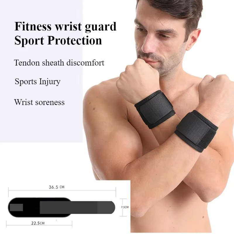 

1Pc/2Pcs Sports Wrist Strap For Weightlifting Badminton Volleyball Fitness Tendon Sheath Protection Compression Wrist Strap