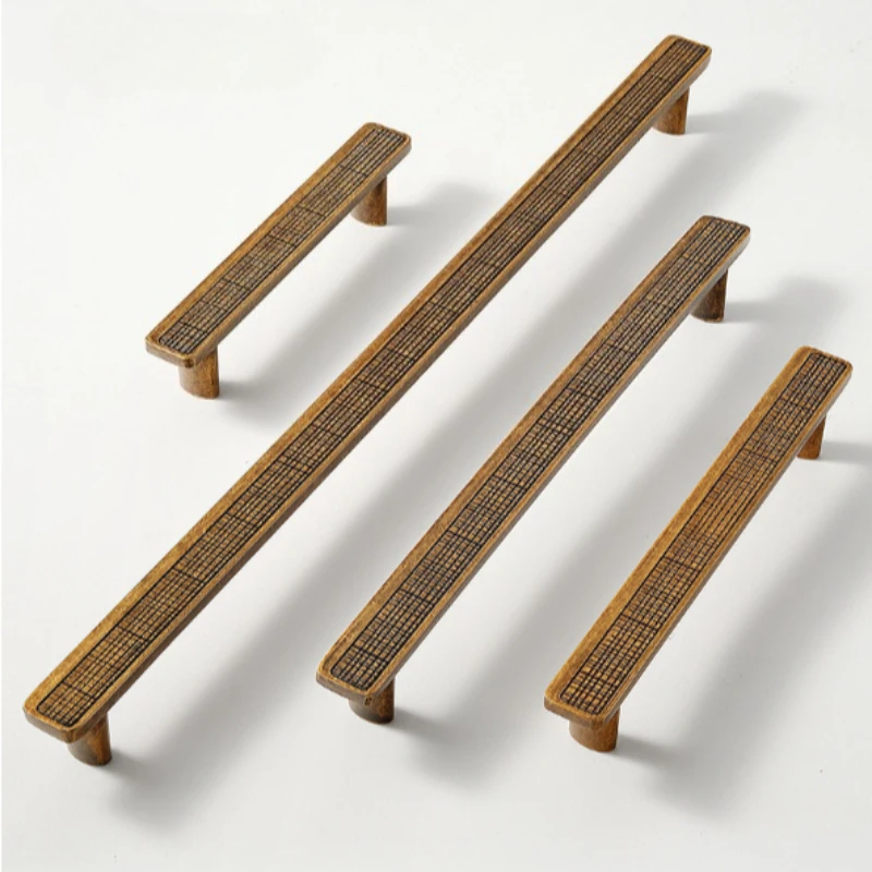 

New Chinese Style Handles for Furniture Antique Bronze Bedroom Wardrobe Dresser Drawer Handles Kitchen Cabinet Drawer Handles