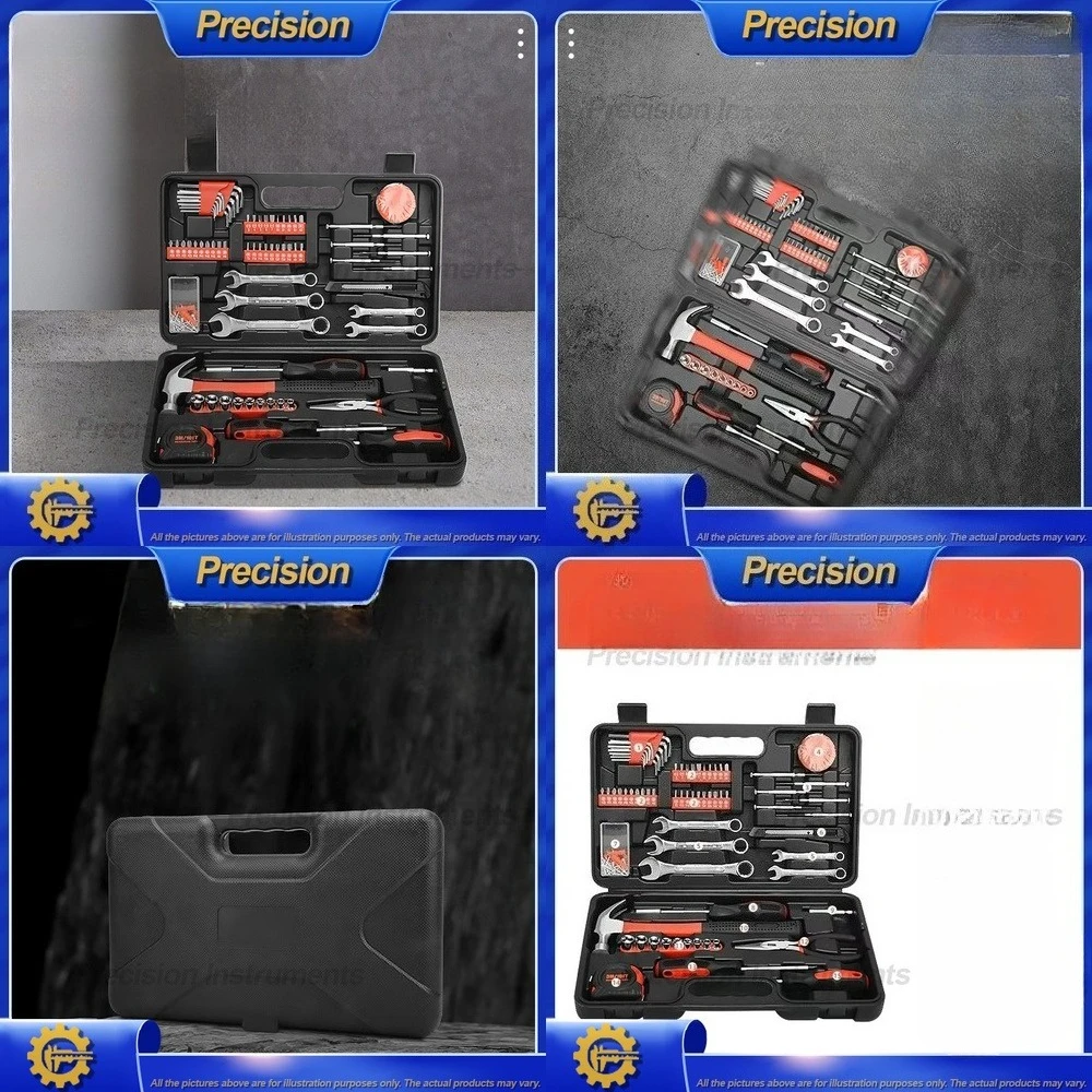 

2026 146 Piece Multifunctional Tool Kit with Handle Heavy Duty Mechanic Tool Set for Car Repair Workshop and Hardware Store