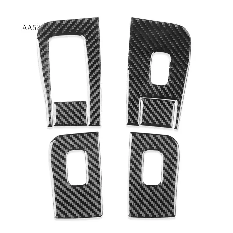 

AS-Soft Carbon Fiber For Tesla Model 3 Highland 2024 Car Window Lifter Switch Cover Trim Sticker Interior Accessories