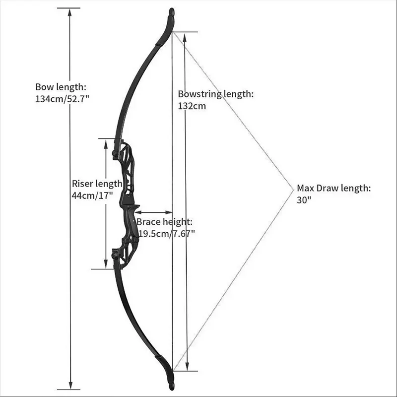 Toparchery 20-55lb الرماية انهاء الخدمة قوس منحني السهم مجموعة للمبتدئين الكبار الشباب الصيد و أمبير الهدف القوس المستقيم