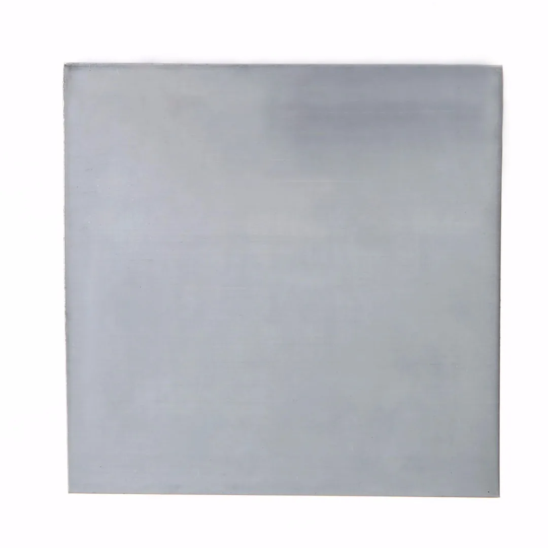 5 sztuk nowa niebiesko-biała blacha ocynkowana o wysokiej czystości 99.9% czysta blacha cynkowa do laboratorium naukowego 140x140x0.2mm