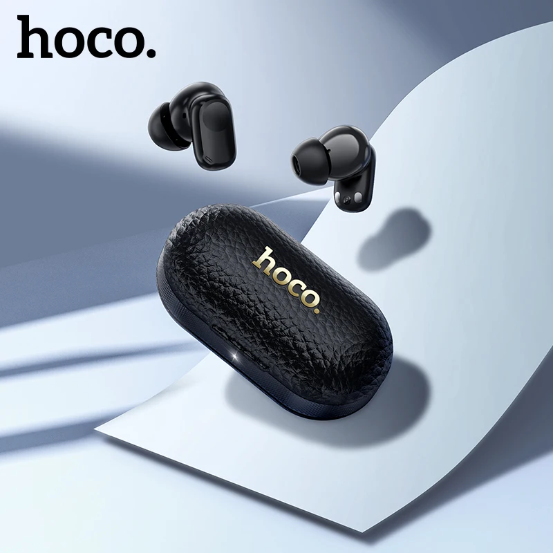 HOCO TWS Wireless ANC ENC Noise Cancelling Bluetooth 5.4 Earphone Touch Control With Mic HiFi Stereo Earphones Bussiness Style