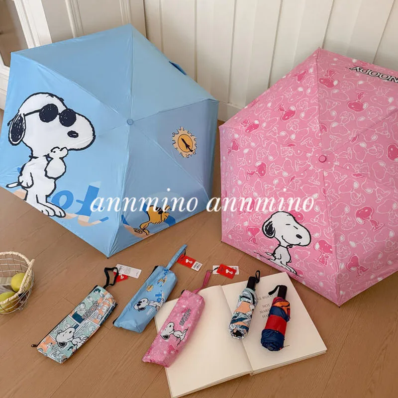 Snoopy Umbrella Kawaii Girl Cartoon Lightweight 50% Off Sun Umbrella Rain and Rain Dual Use Sunscreen Umbrella Portable Umbrella view 6
