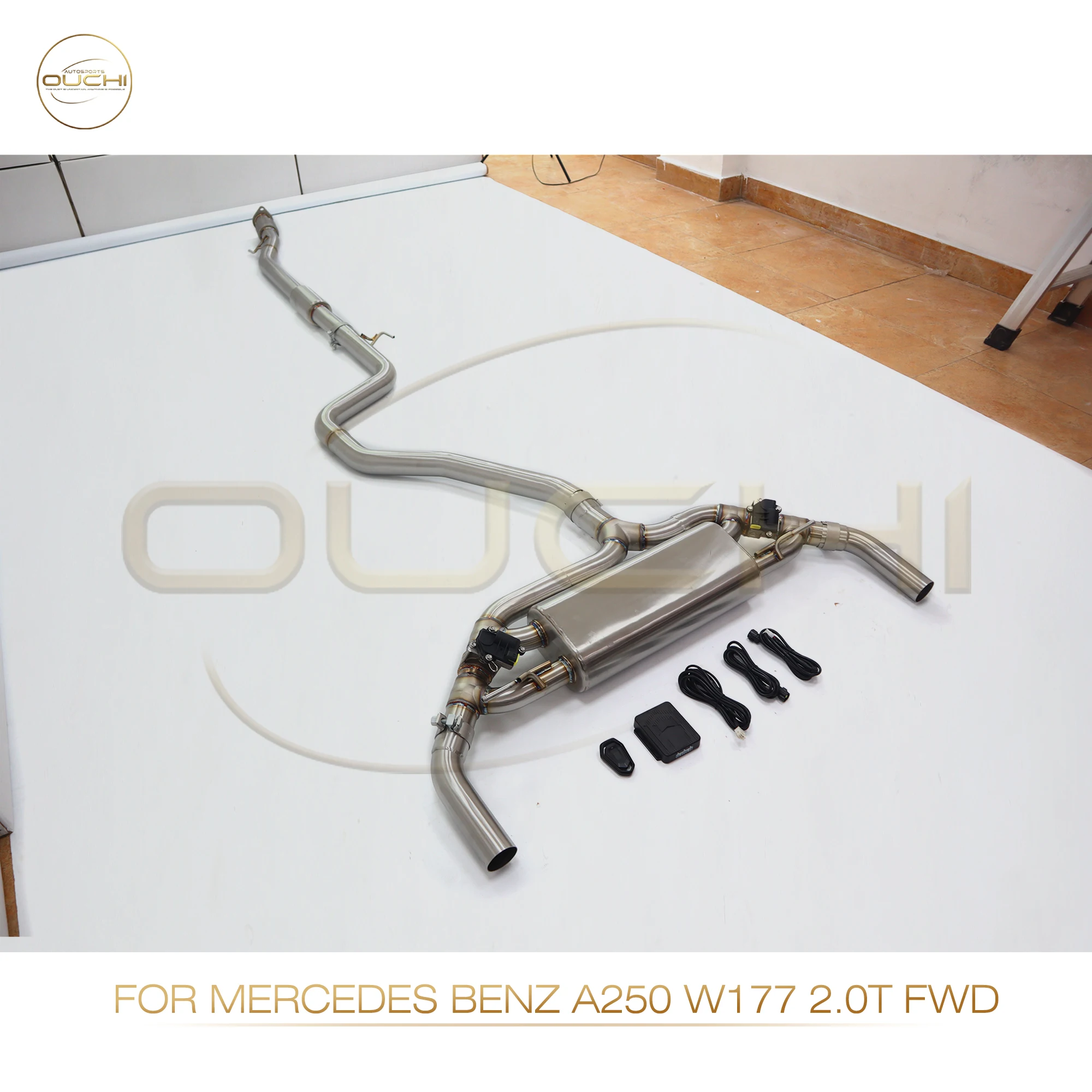 OUCHI Stainless Steel Exhaust System Performance Catback For Mercedes benz A250 W177 2.0T FWD With valve