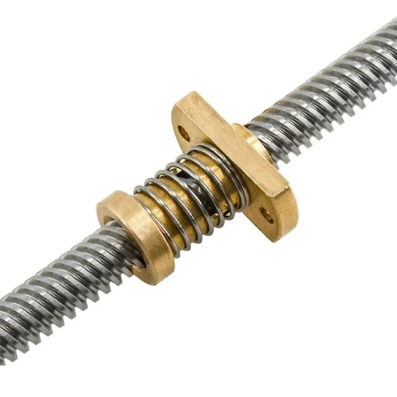 Anti-Backlash TR8 Lead Screw Brass Nut POM Nut for Upgrade Ender 3 CR-10 and Clone 3D Printer Anti-Backlash Spring Loaded Nut ！！