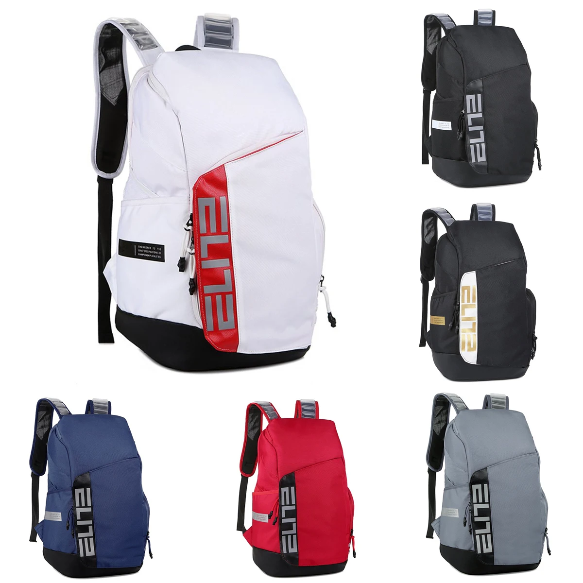 Backpack Air Cushion Large Capacity Basketball Bag Training Bag Student Bag Sports Bag Travel Bag Trend Casual Backpack