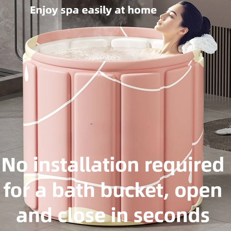 

Портативное складное ведро для ванны, детская сидячая ванна, ведро для плавания, ванна для взрослых, ванна для всего тела, водонепроницаемый тканевый материал 70*65
