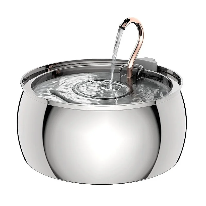

High Quality 4L Pet Drinking Fountain Stainless Steel Cat Water Fountain Large Capacity Super Quiet Cat Water Dispenser