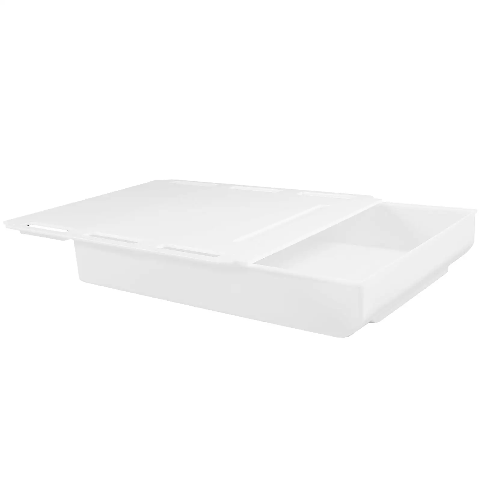 Hidden Desk Drawer Storage Box Large White Plastic Under Desk ganizers Kitchen Office Supplies Storage Solution