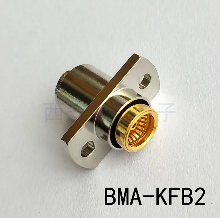BMA-KFB2 RF Connector 18G High Frequency Blind Plug Floating Solder 086 Cable BMA Female RF Connector