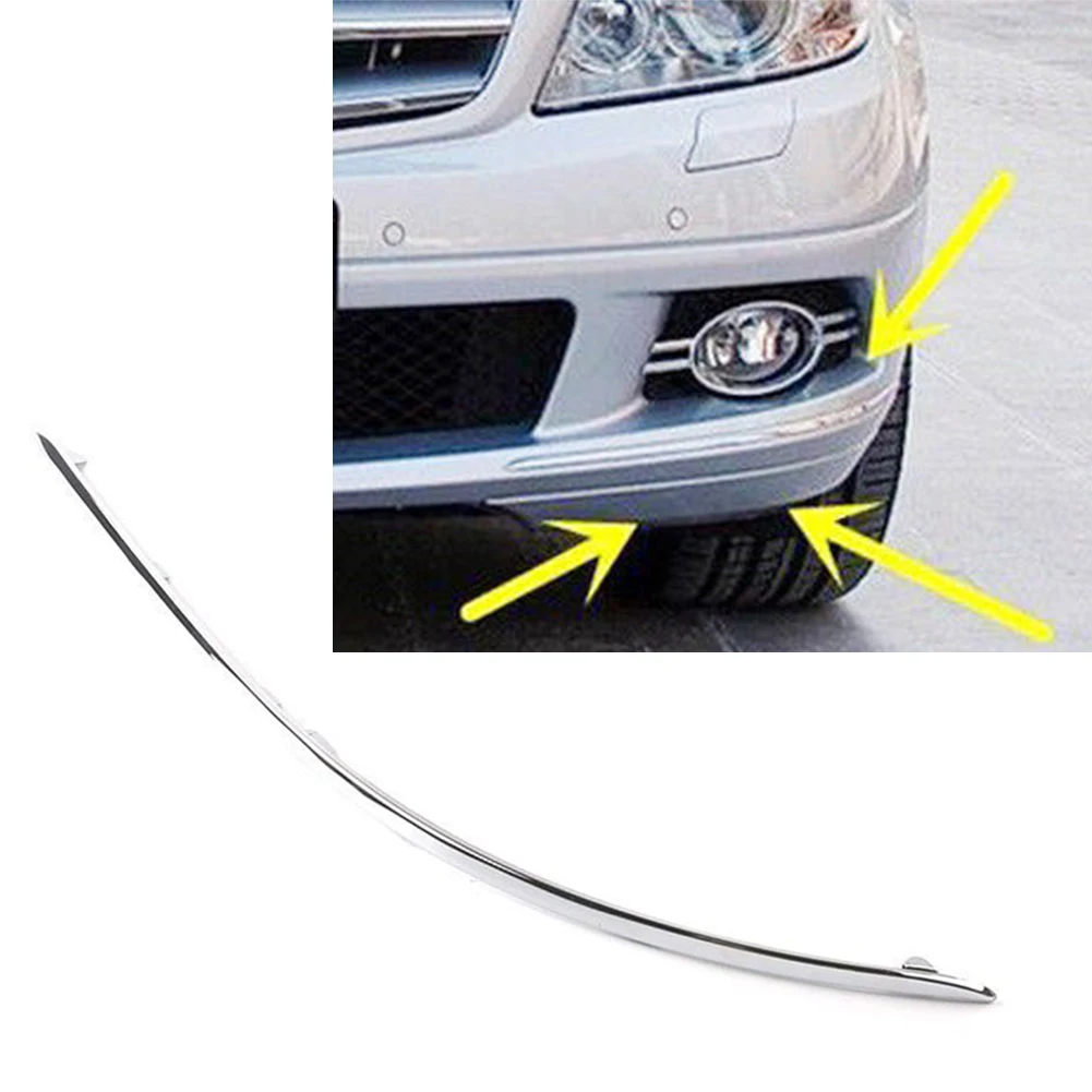 

Car Front Bumper Chrome Decoration Trim Strip Left A2048850721 For Mercedes Benz W204 C-Class C300 C350 2007-2010