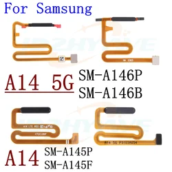 Fingerprint Sensor Scanner For Samsung Galaxy A14 5G A145 A146 Touch ID Connect Home Button Flex Cable Replacement Part