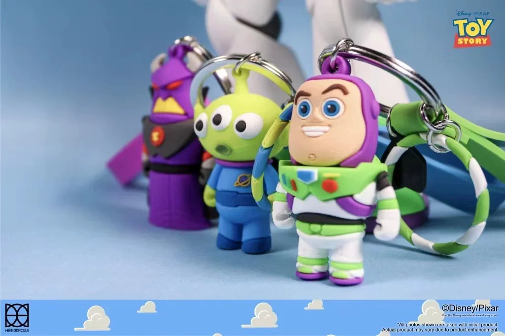 Herocross Offiziell Lizenzierte Toy Story Schlüsselanhänger Blindbox PVC-Figur Dekorativer Anhänger für Taschen zum Aufhängen Sammlerstück für Erwachsene